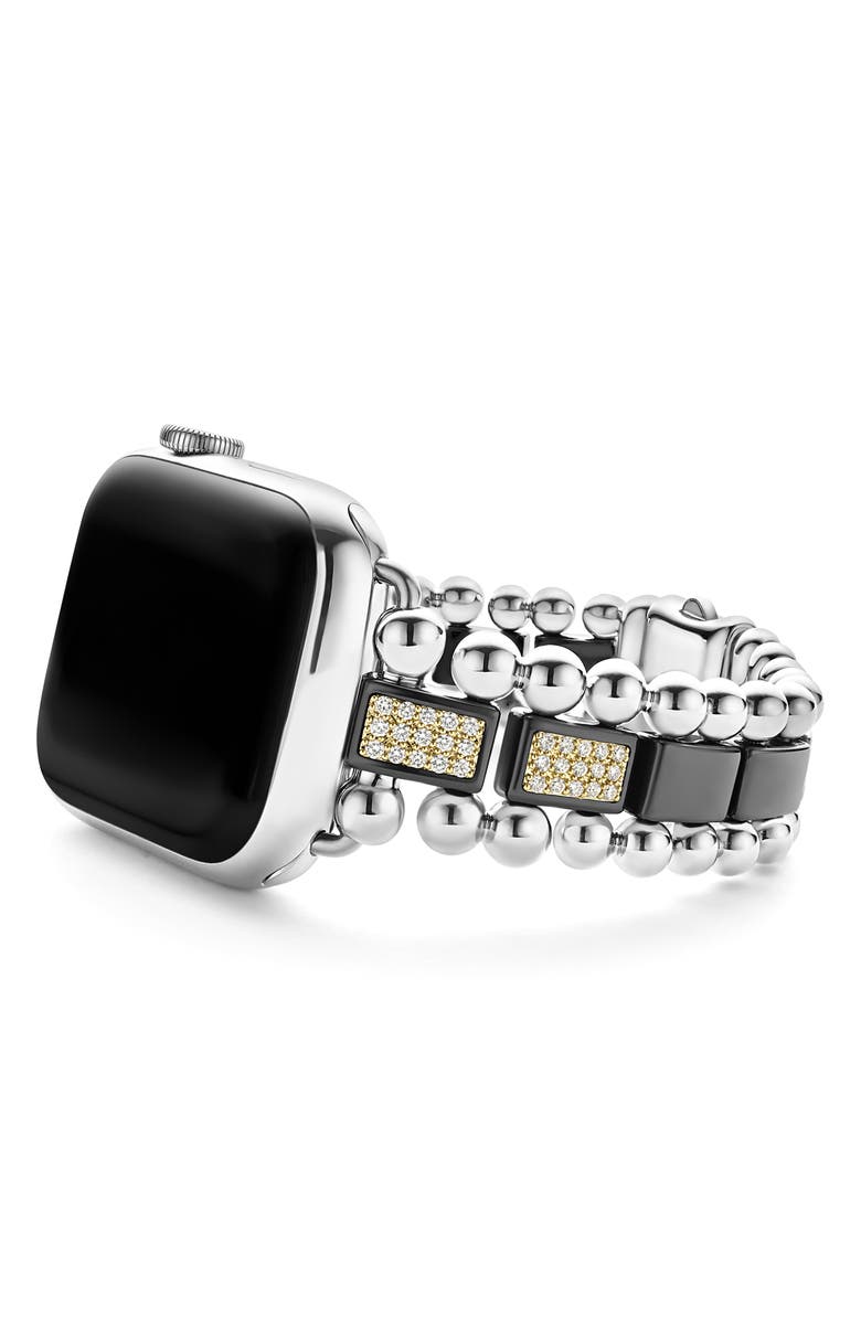 LAGOS Smart Caviar Apple Watch<sup>®</sup> Watchband & Rope Bracelet Set, Alternate, color, 