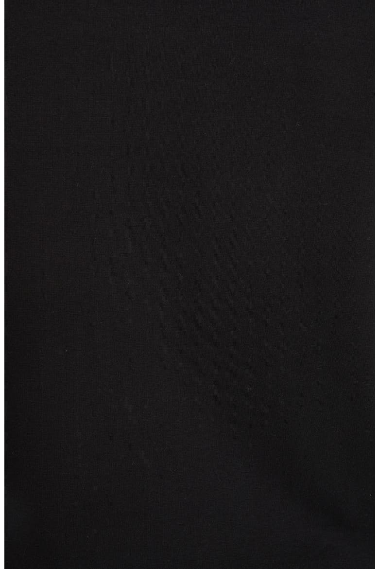 Logo Stripe Hooded Sweatshirt, Alternate, color, NOIR