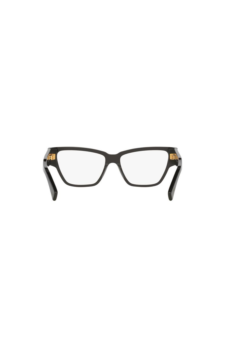 Bottega Veneta 55mm Cat Eye optical glasses, Alternate, color, Black