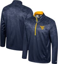 COLOSSEUM Men's Colosseum Navy West Virginia Mountaineers The Machine Half-Zip Jacket