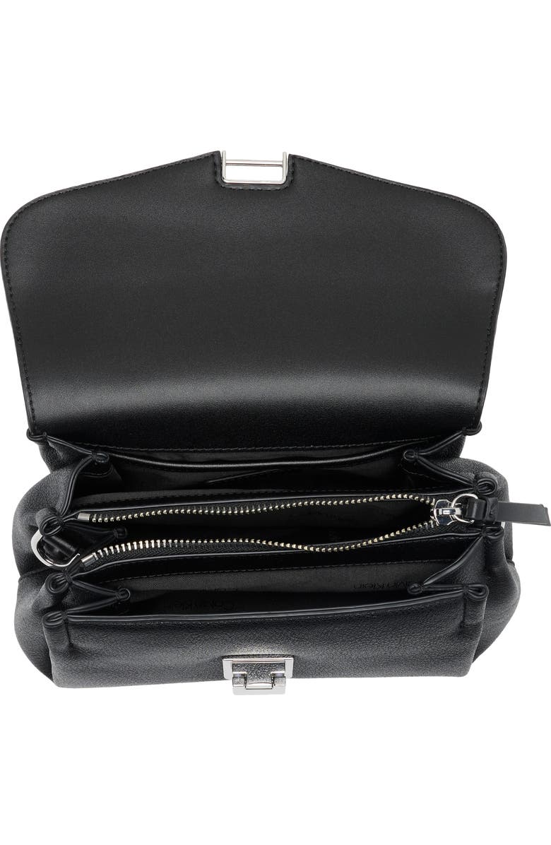 Calvin Klein Kala Crossbody Bag, Alternate, color, Black/ Silver