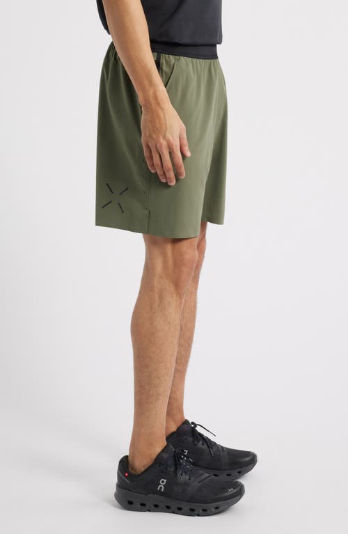 Ten Thousand Interval Unlined 7-inch Training Shorts In Od Green