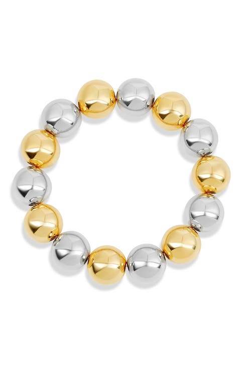 Beaded Ball Stretch Bracelet