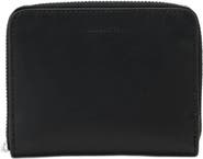 AllSaints Lena Hex Leather Zip Wallet