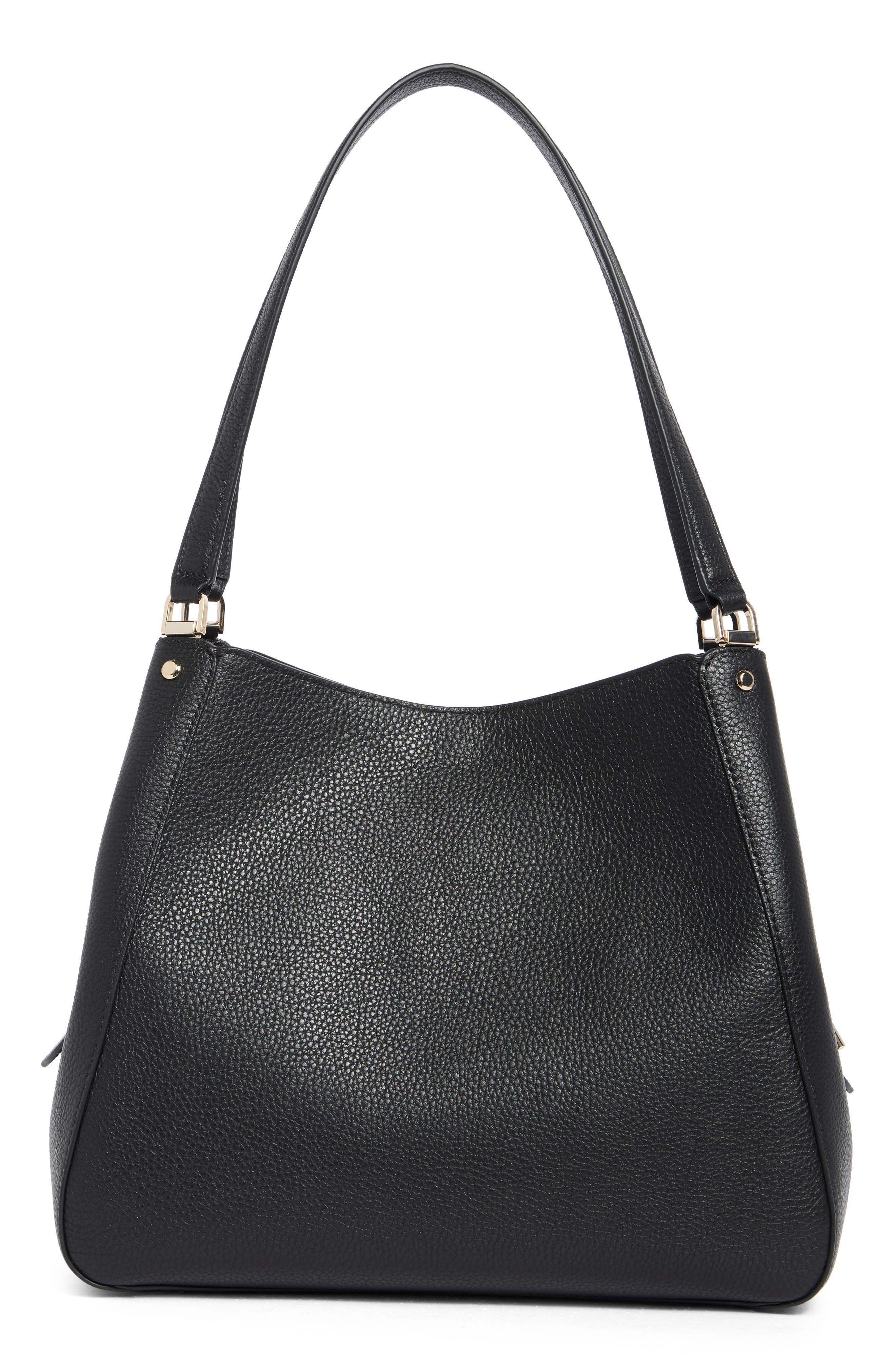 Kate Spade New York leila medium shoulder bag, Alternate, color, Black