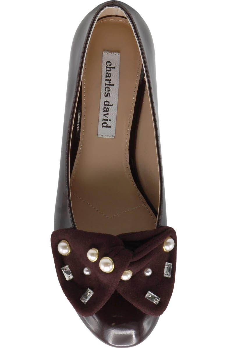 Charles David Breck Pump, Alternate, color, Brown