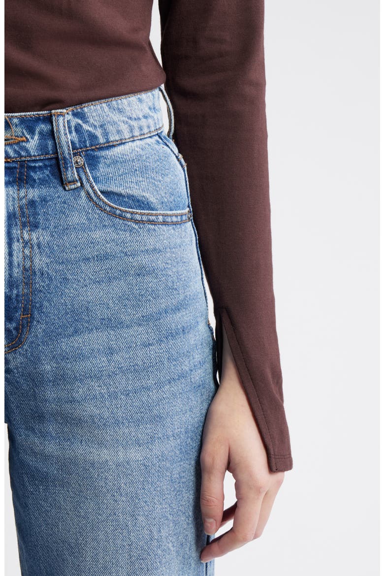 Long Sleeve Scoop Back T-Shirt, Alternate, color, CHOCOLATE RAISIN