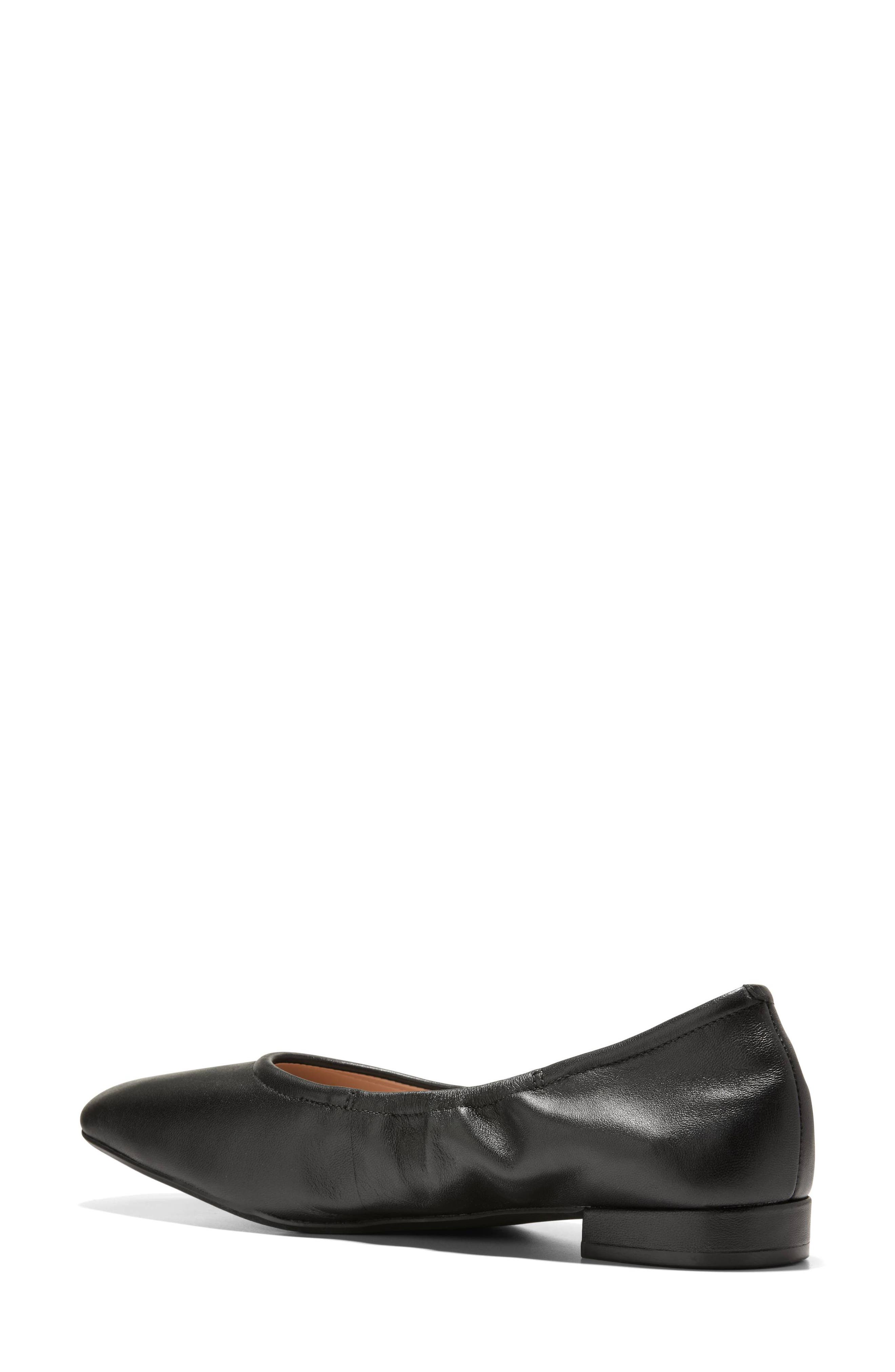 Cole Haan Go-To Valinda Ballet Flat, Alternate, color, Black Leather