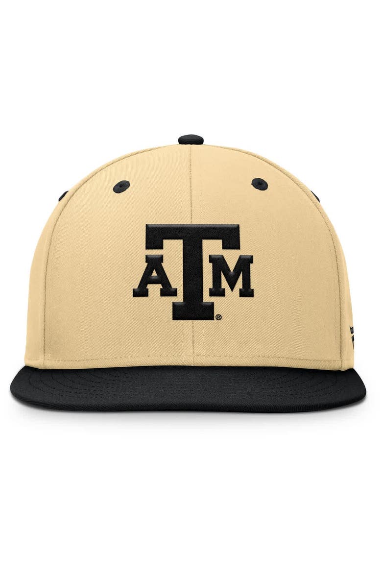 Men's Fanatics Khaki/Black Texas A&M Aggies Balance Fitted Hat, Alternate, color, Khaki
