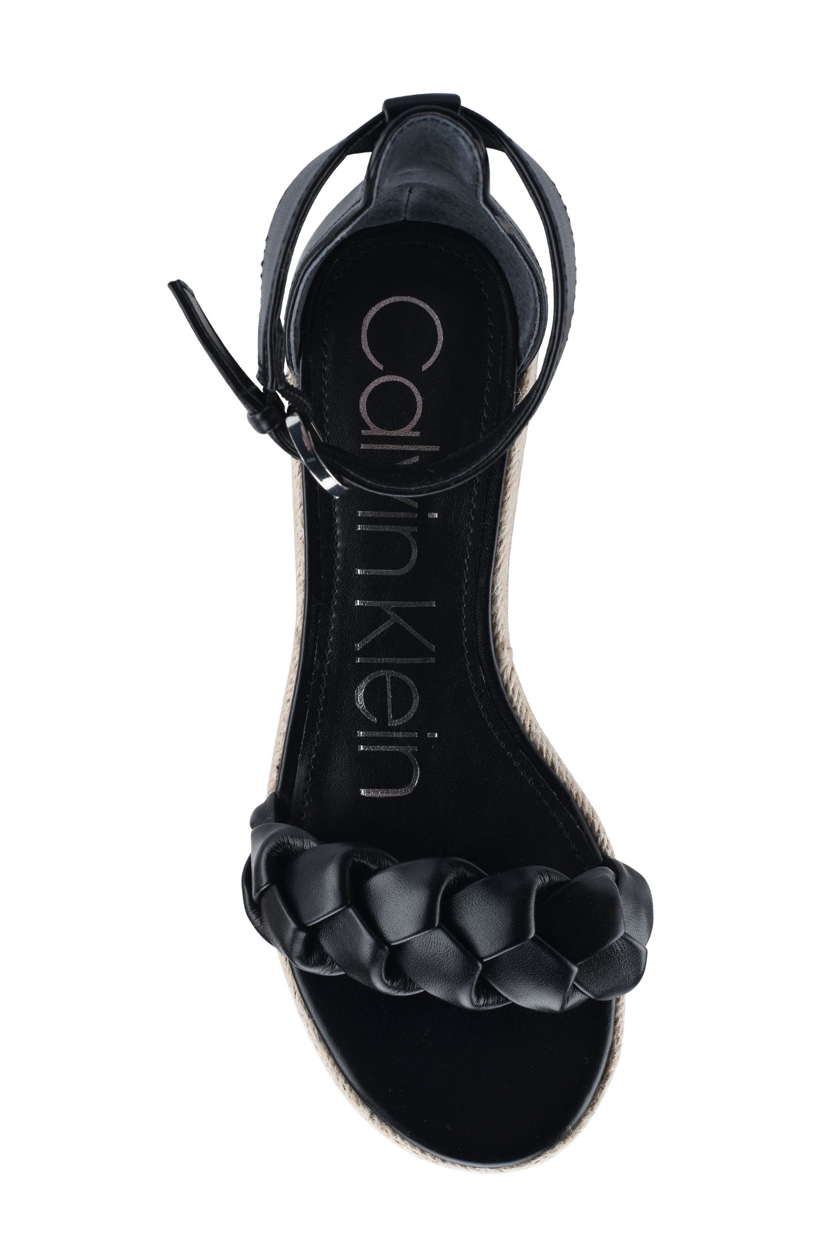 Calvin Klein Thea Espadrille Platform Wedge Sandal, Alternate, color, 