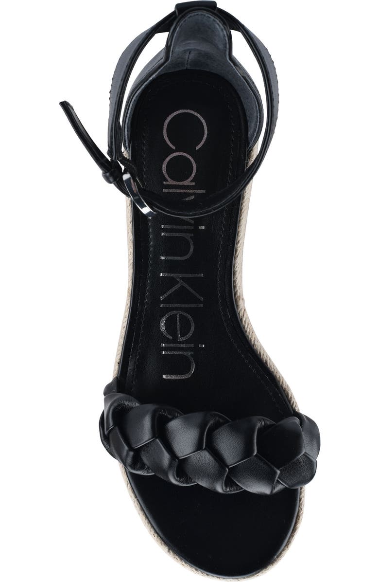 Calvin Klein Thea Espadrille Platform Wedge Sandal, Alternate, color,