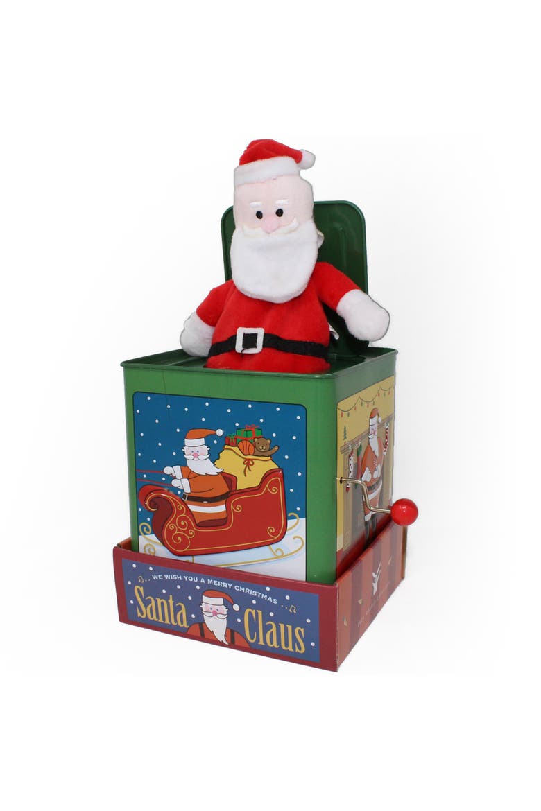 Santa Jack in The Box Toy, Main, color, Multicolored