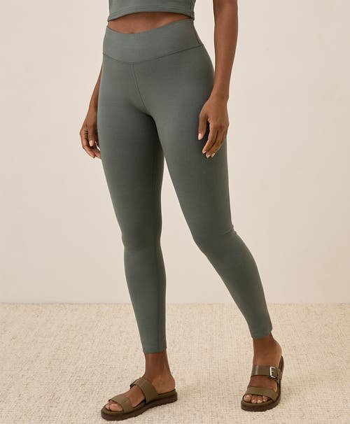 Pact On The Go-to Legging Made With Organic Cotton In Castor Grey