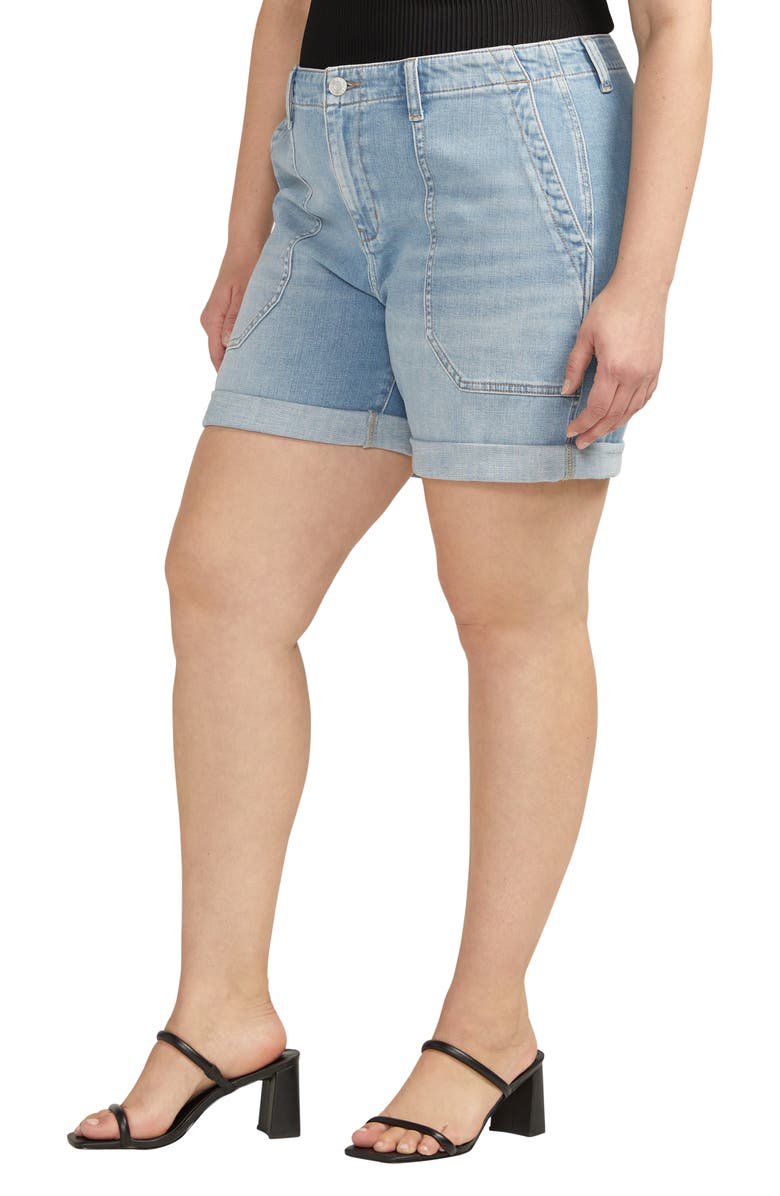 JAG Alex Safari Denim Shorts, Alternate, color,