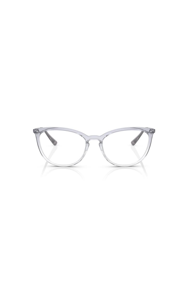 53mm Cat Eye optical glasses, Alternate, color, Clear Blue