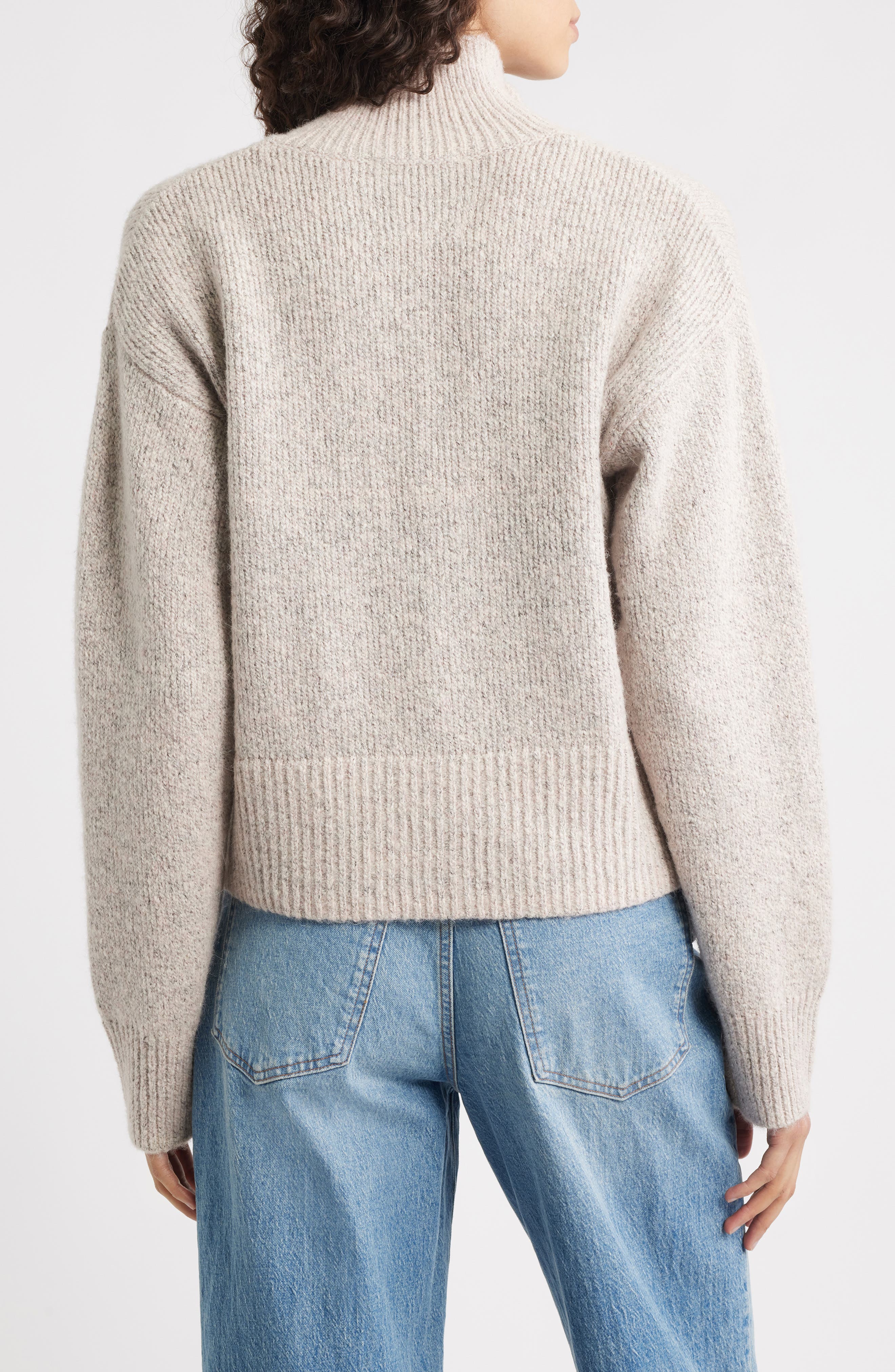 Snap Front Henley Sweater - image 2