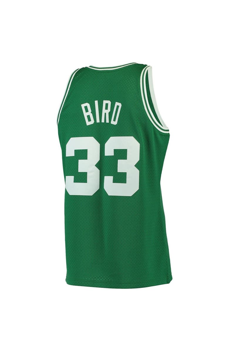 Mitchell & Ness Men's Mitchell & Ness Larry Bird Kelly Green Boston Celtics Big & Tall Hardwood Classics Jersey, Alternate, color, Kelly Green