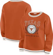 WEAR by Erin Andrews Women's WEAR by Erin Andrews Texas Orange Texas Longhorns Seal Sweatshirt
