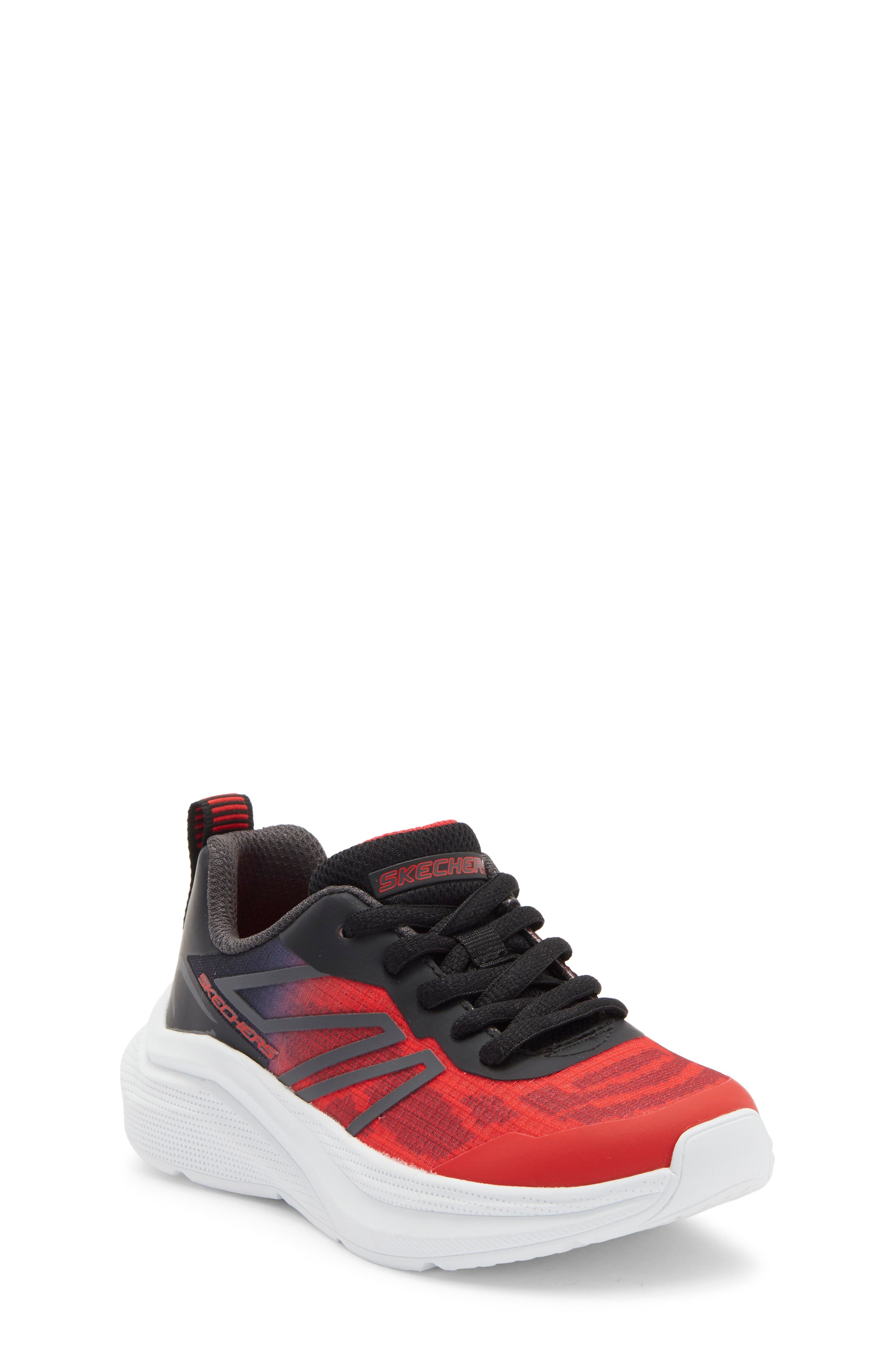 Kids' Microspec Velocity Zromic Running Shoe, Main, color, RED/ BLACK