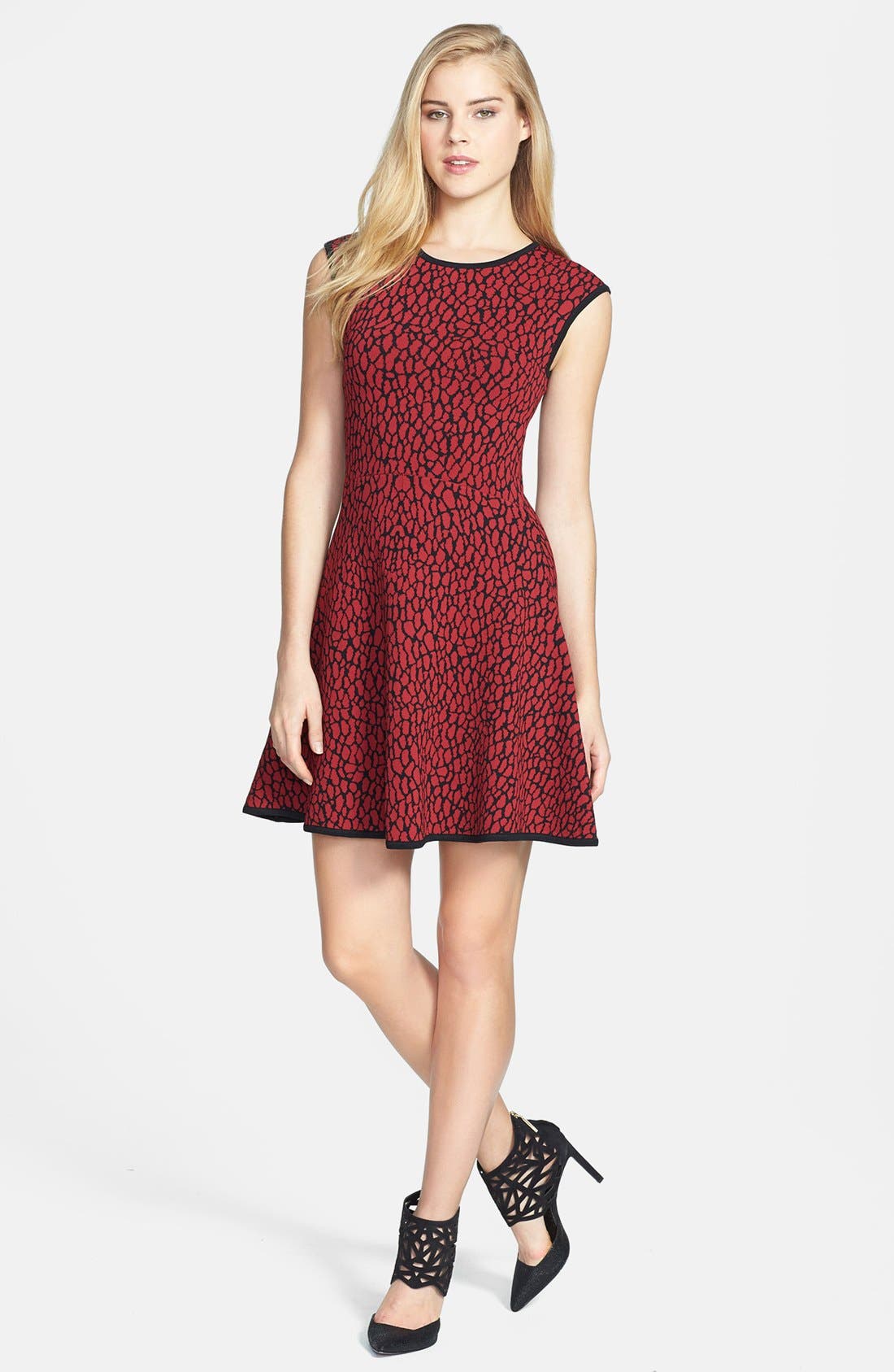 Felicity & Coco Jacquard Fit & Flare Dress (Nordstrom Exclusive) (Women ...
