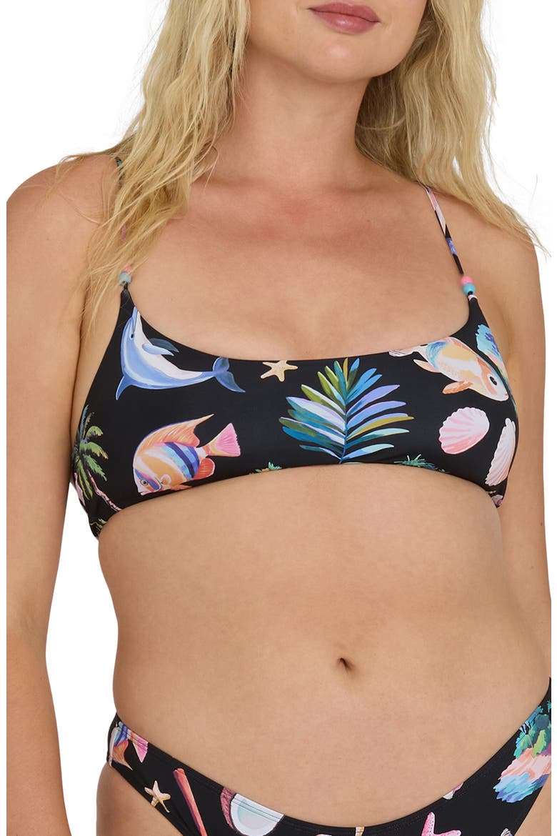 Party Wave Jaclyn Crop Bikini Top, Alternate, color, BLACK PEBBLE