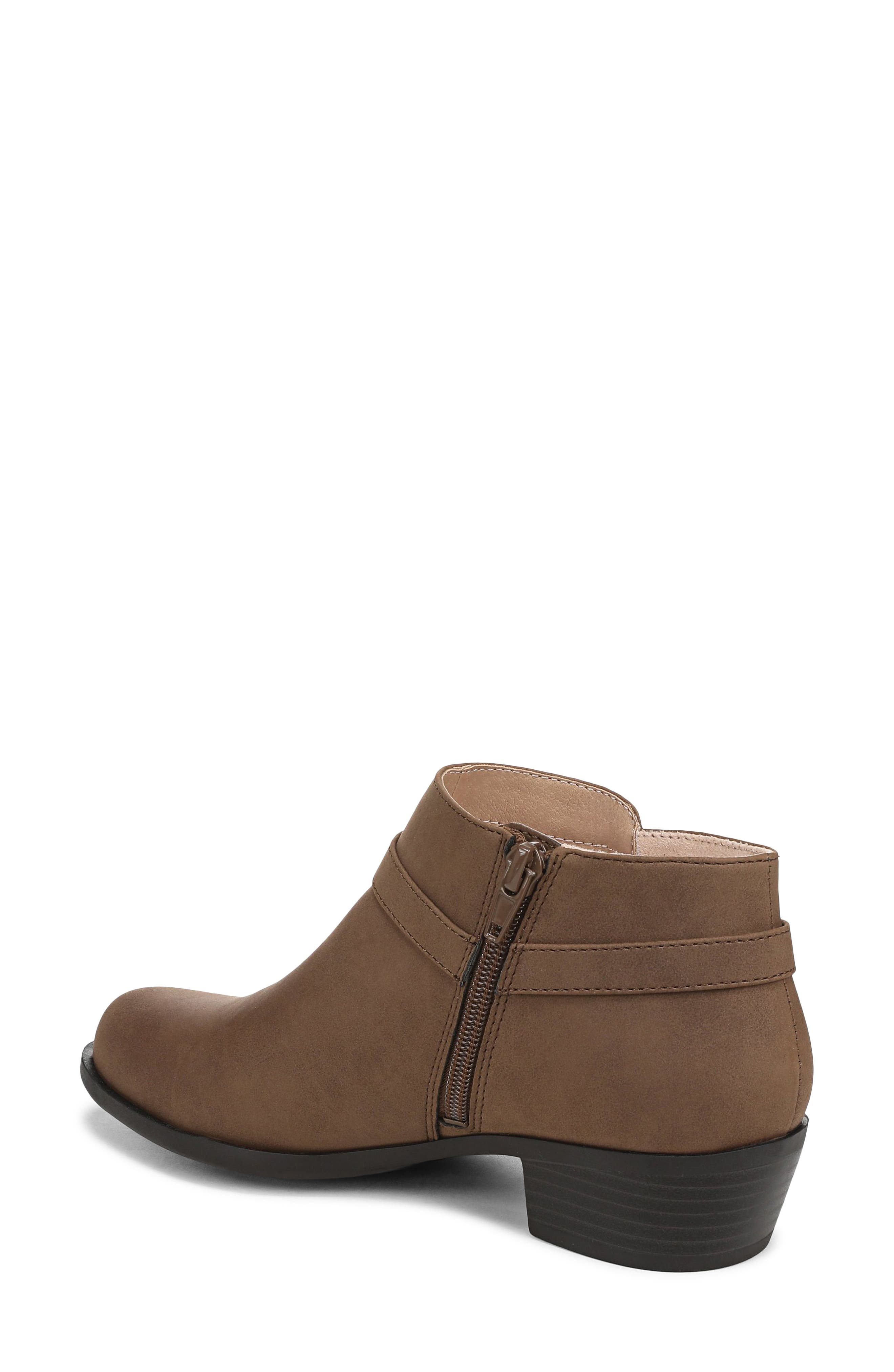 Ada Faux Leather Ankle Bootie, Alternate, color, DK TAUPE