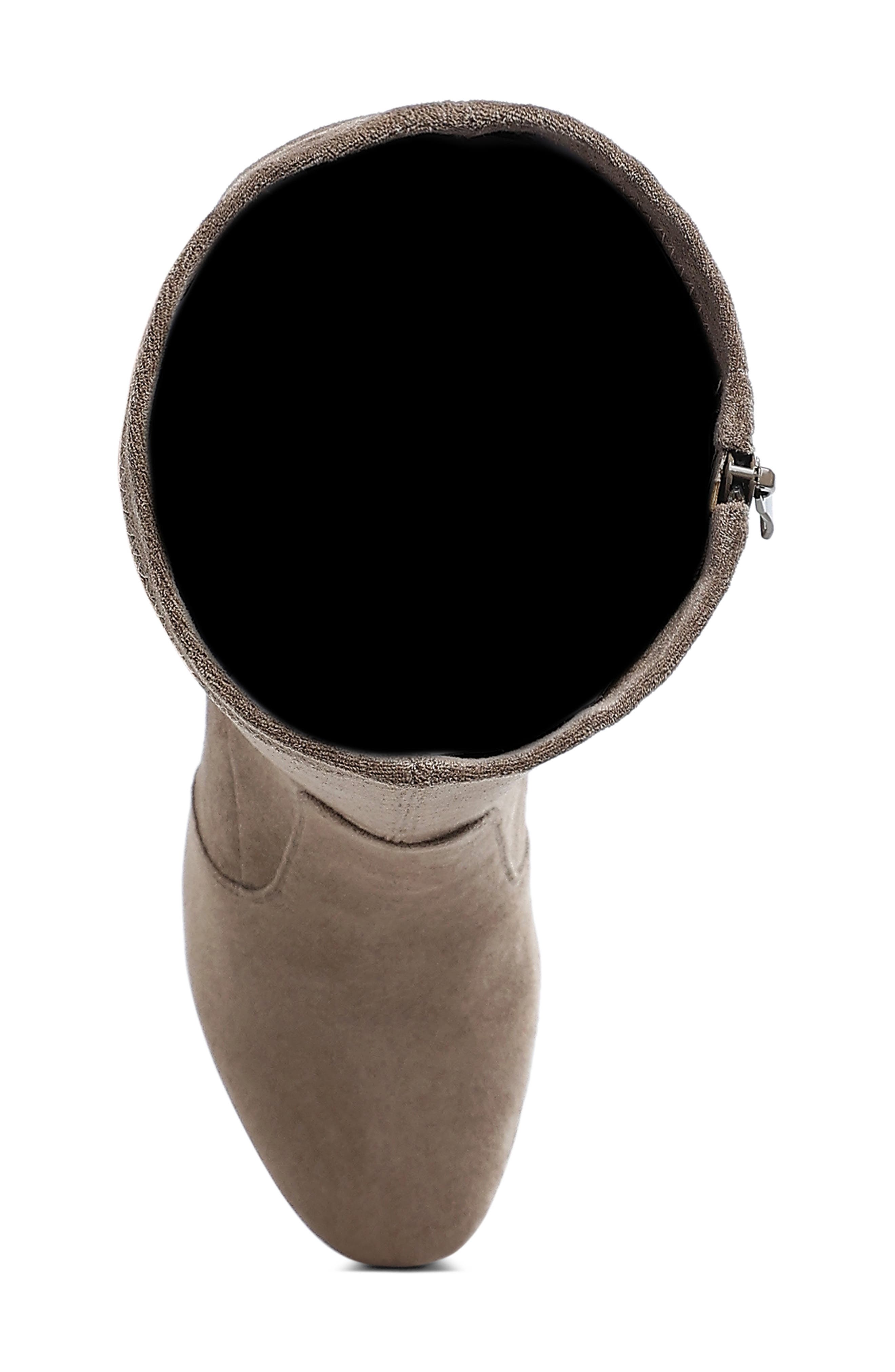 Saloniki Water Repellent Knee High Boot, Alternate, color, TAUPE