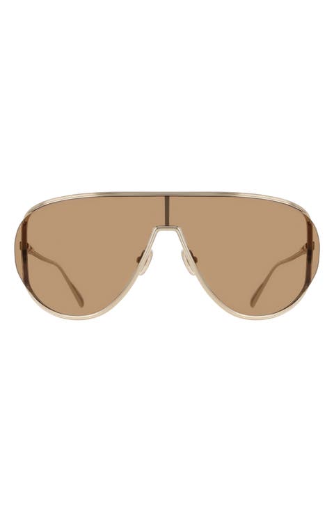 63mm Oversize Aviator Sunglasses