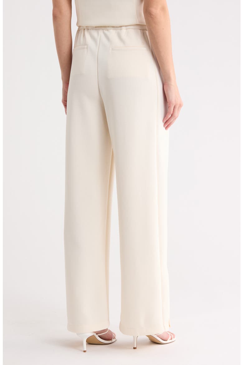 Pleated Wide Leg Pants, Alternate, color, WHITECAP GREY