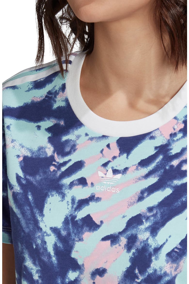 Tie Dye T-Shirt, Alternate, color, MULTICOLOR/BLUE/PINK/ INDIGO