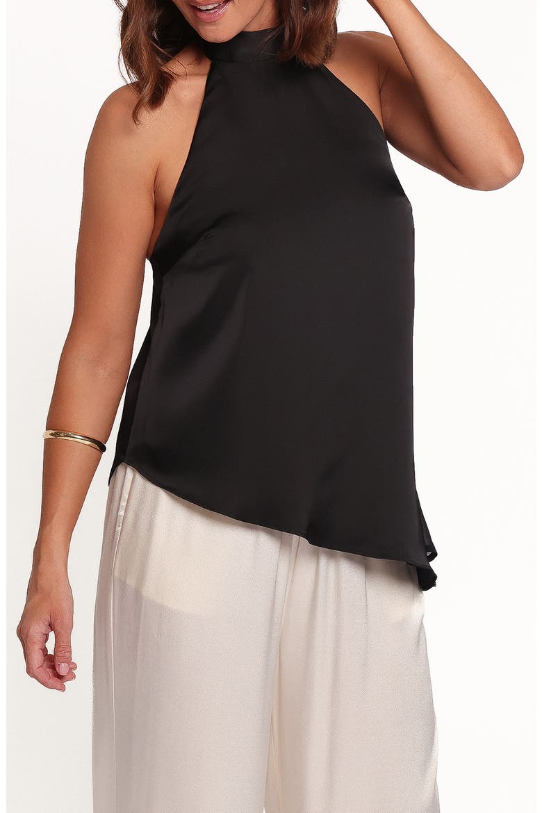 Merlin Halterneck Top, Main, color, BLACK