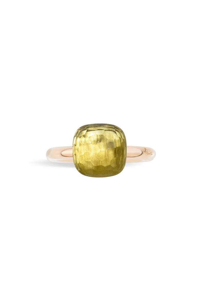 Nudo Lemo Quartz Ring, Alternate, color, 18K ROSE GOLD