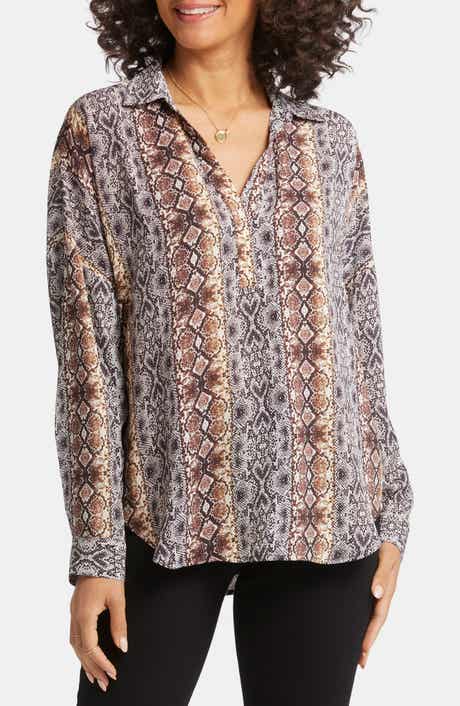Becky Long Sleeve Georgette Top