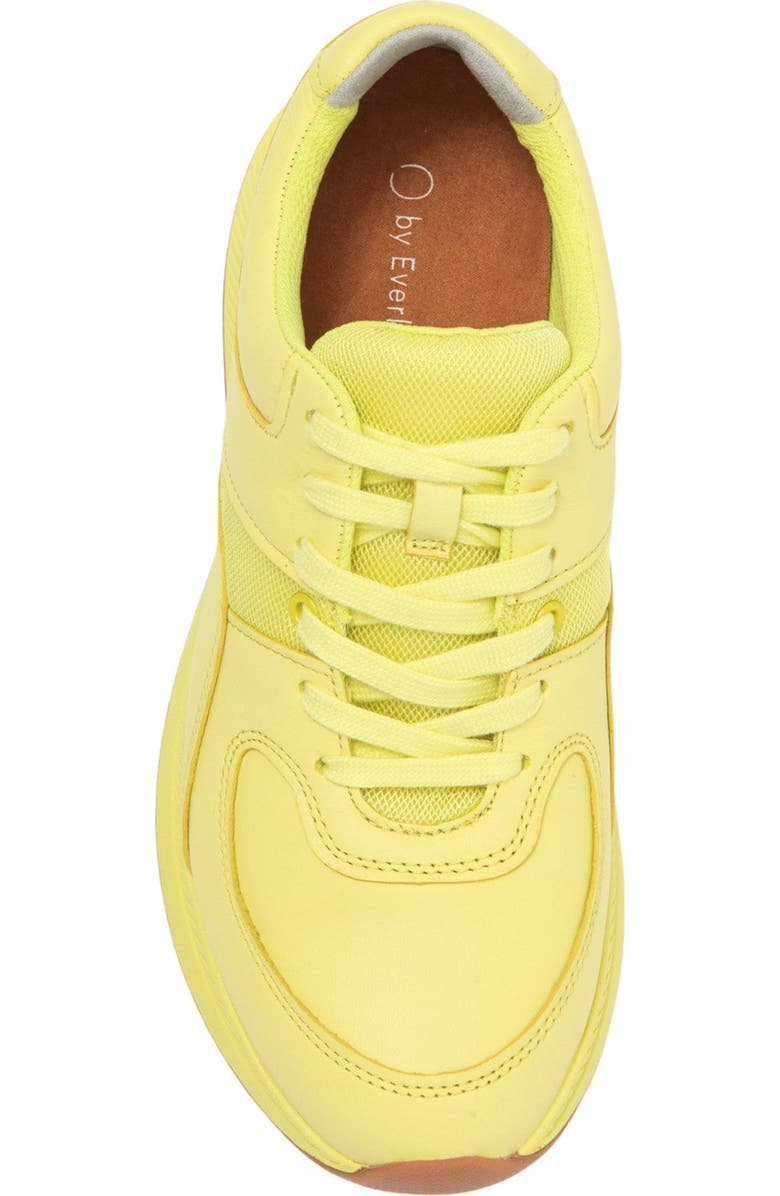 Everlane The Trainer Leather Sneaker, Alternate, color,