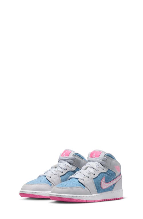 Nike Kids' Air Jordan 1 Mid Sneaker In Multi