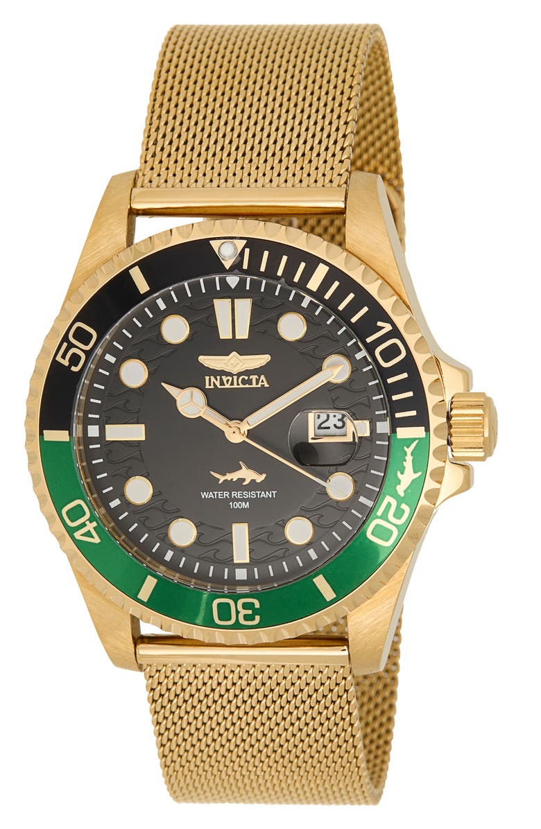 INVICTA Pro Diver Quartz Bracelet Watch, 43mm, Main, color, 