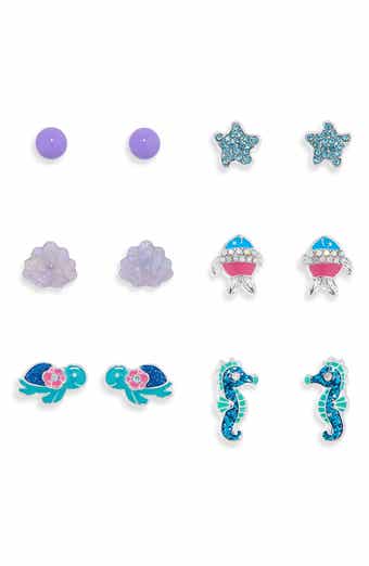 6-Pack Under the Sea Assorted Stud Earrings