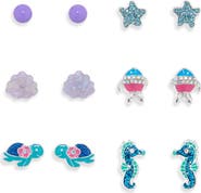 Leith 6-Pack Under the Sea Assorted Stud Earrings