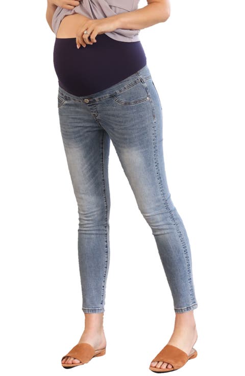 Maternity Crop Skinny Jeans