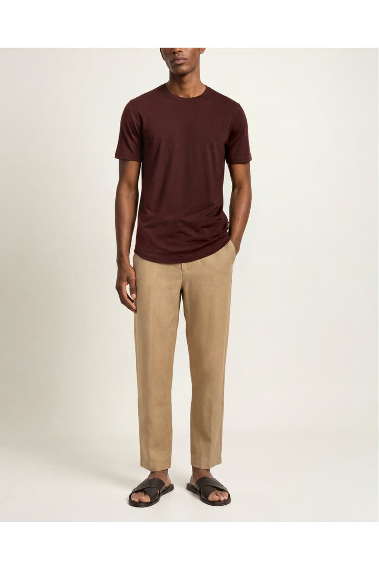 Ob-T Merino Tailored Fit T-Shirt, Main, color, PECAN