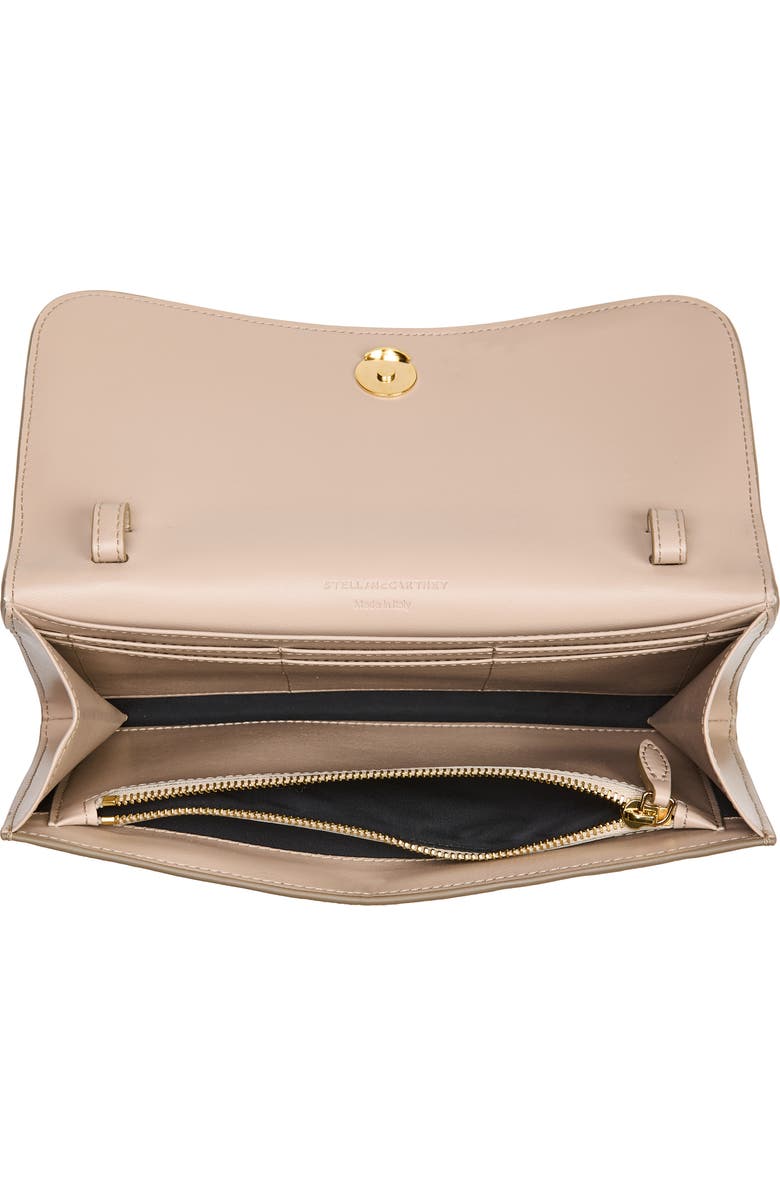 Stella McCartney Ryder Faux Leather Crossbody Bag, Alternate, color, Light Moss