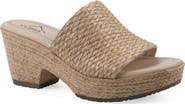 CLIFFS BY WHITE MOUNTAIN Biancia Platform Slide Sandal