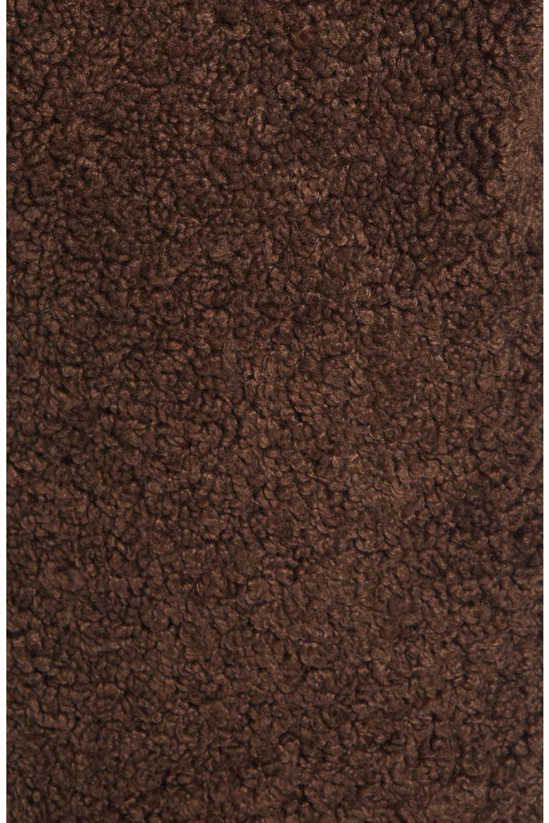 Hooded Faux Shearling Teddy Coat, Alternate, color, TERRAZZO BROWN