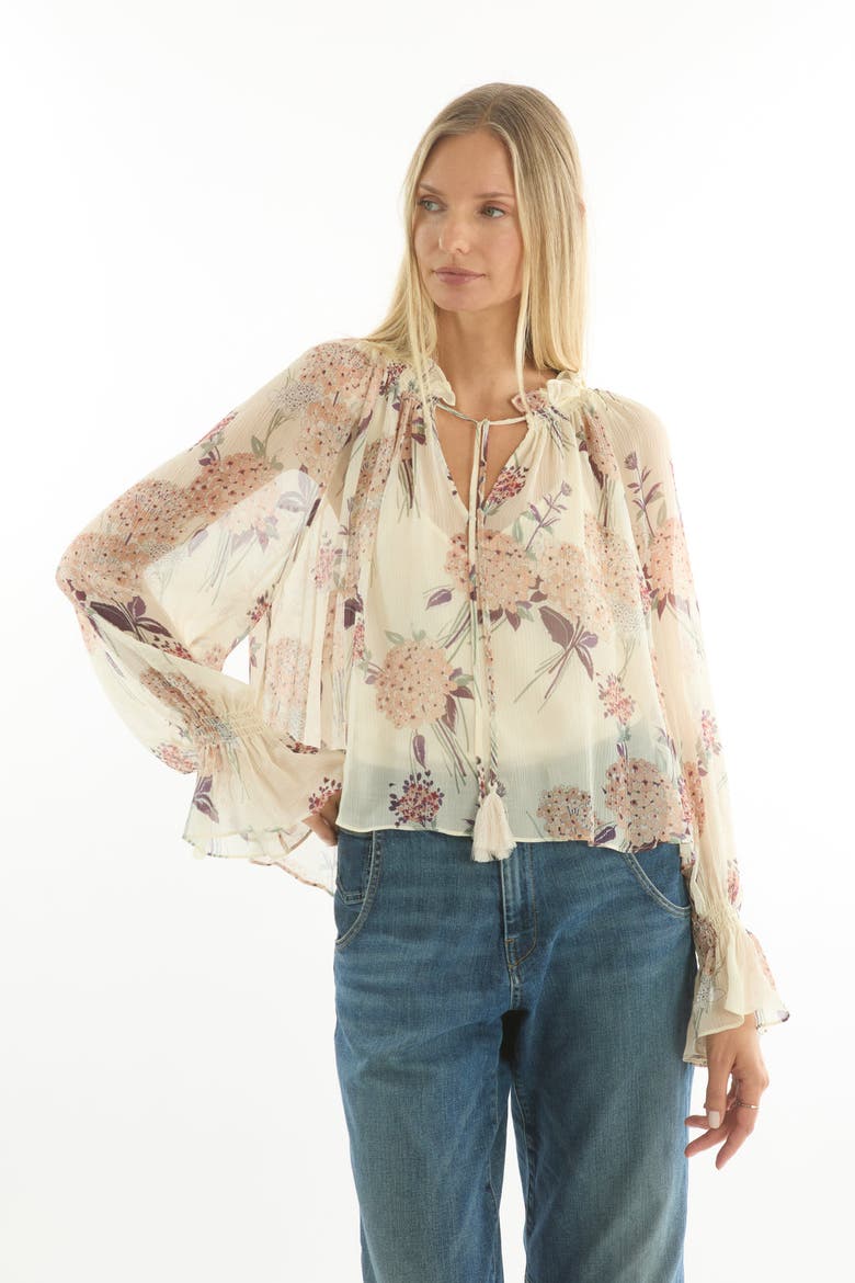 Katerina Blouse, Alternate, color, Vintage Corsage