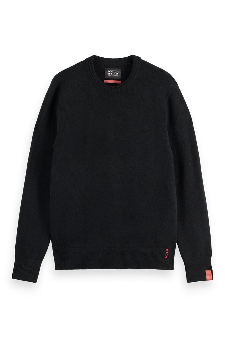 Soft Knit Crewneck Sweater, Alternate, color, METEORITE