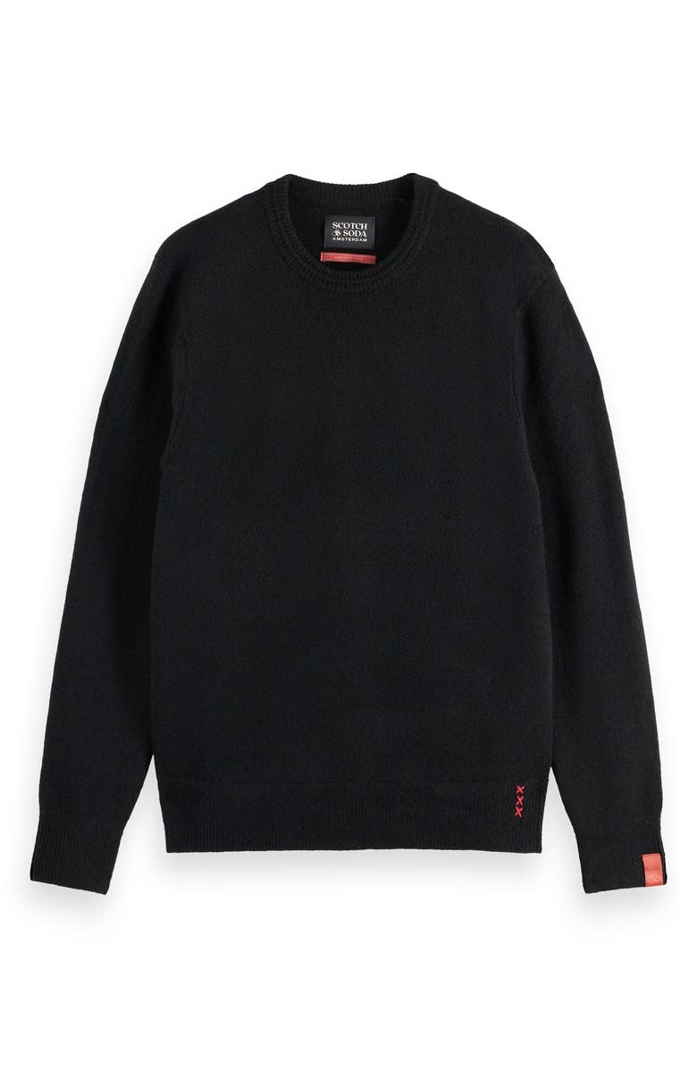 Scotch & Soda Soft Knit Crewneck Sweater, Alternate, color, Meteorite