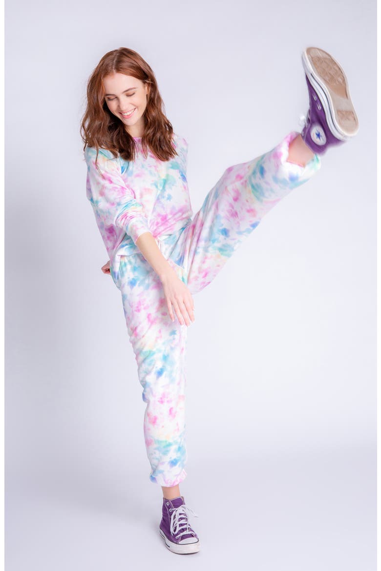 Sweatshirt & Joggers Lounge Set, Alternate, color, MULTI
