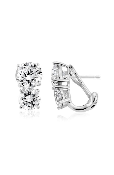Cubic Zirconia Stud Earrings