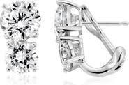 Crislu Cubic Zirconia Stud Earrings