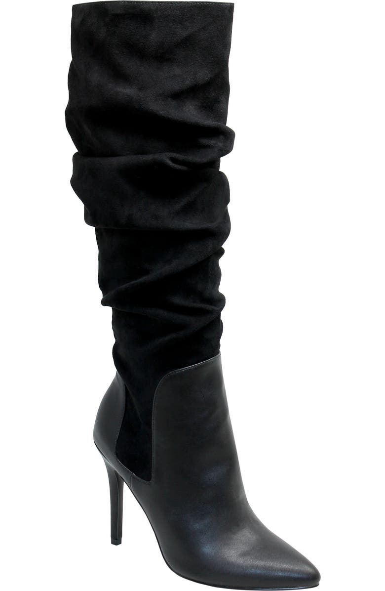Charles by Charles David Playa Scrunch Pointed Toe Knee High Boot, Main, color,